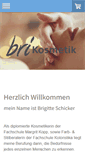 Mobile Screenshot of bri-kosmetik.ch